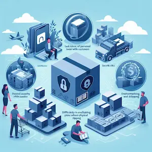 سلبيات التجارة الإلكترونية؟