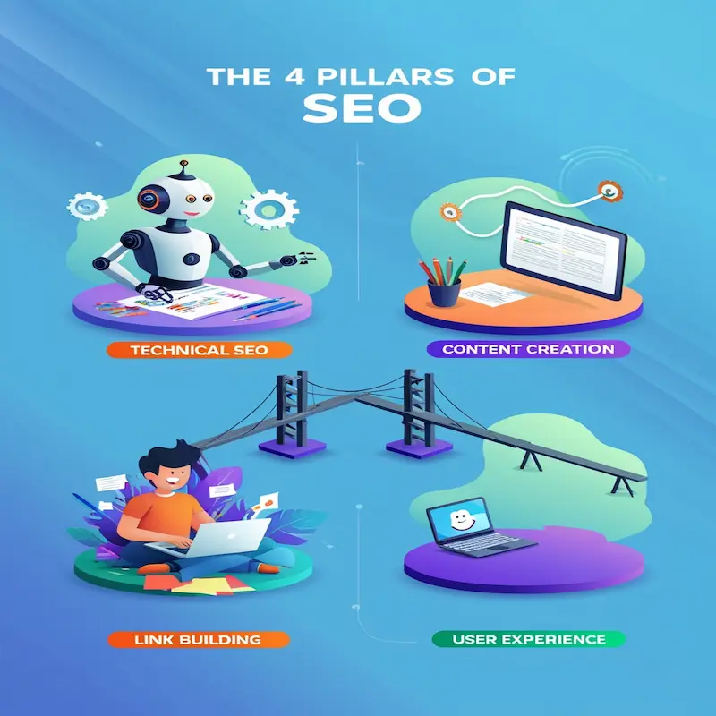 The 4 Pillars of SEO