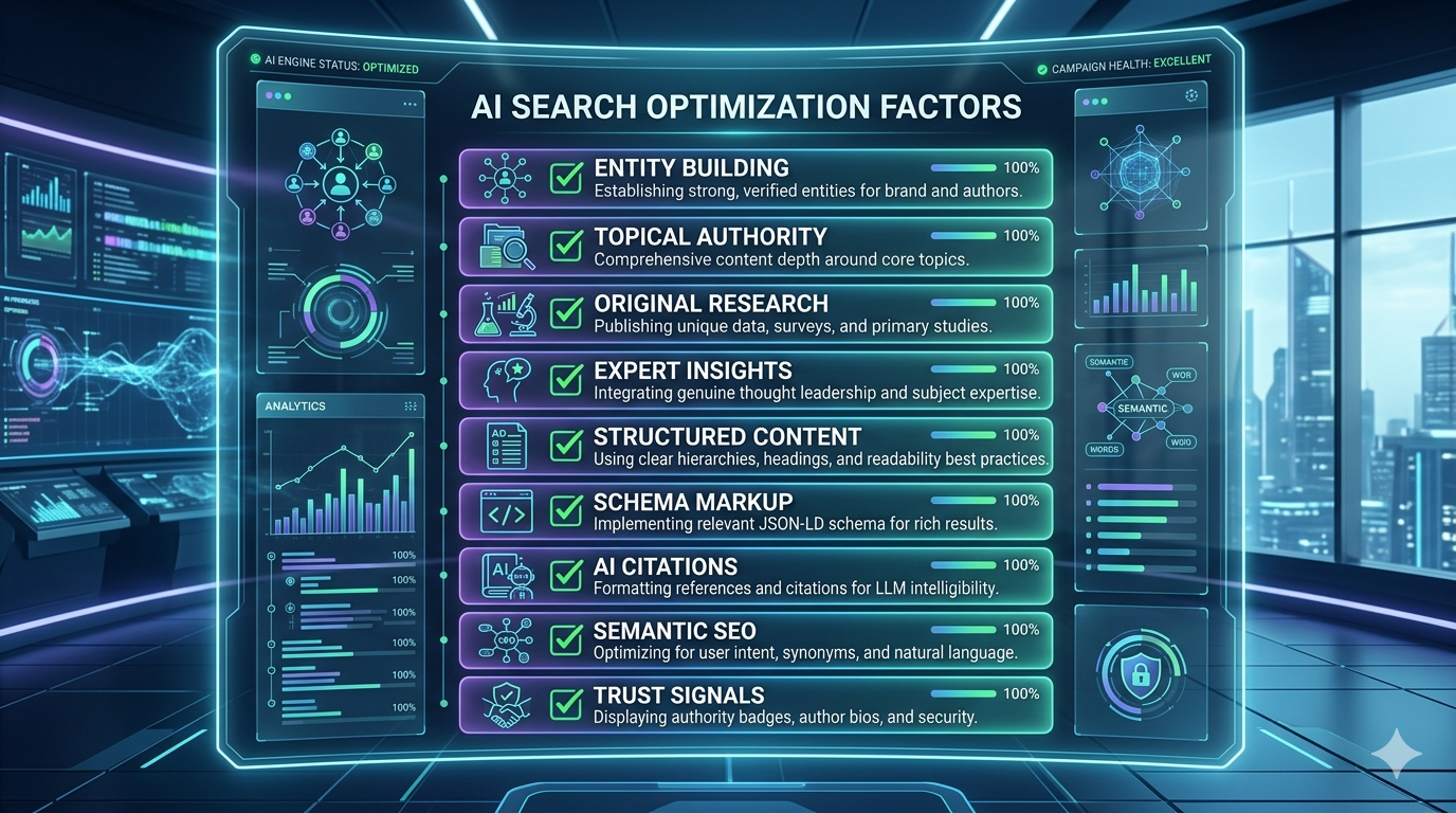 AI Search Optimization Checklist 2026 1 AI Search Optimization Checklist