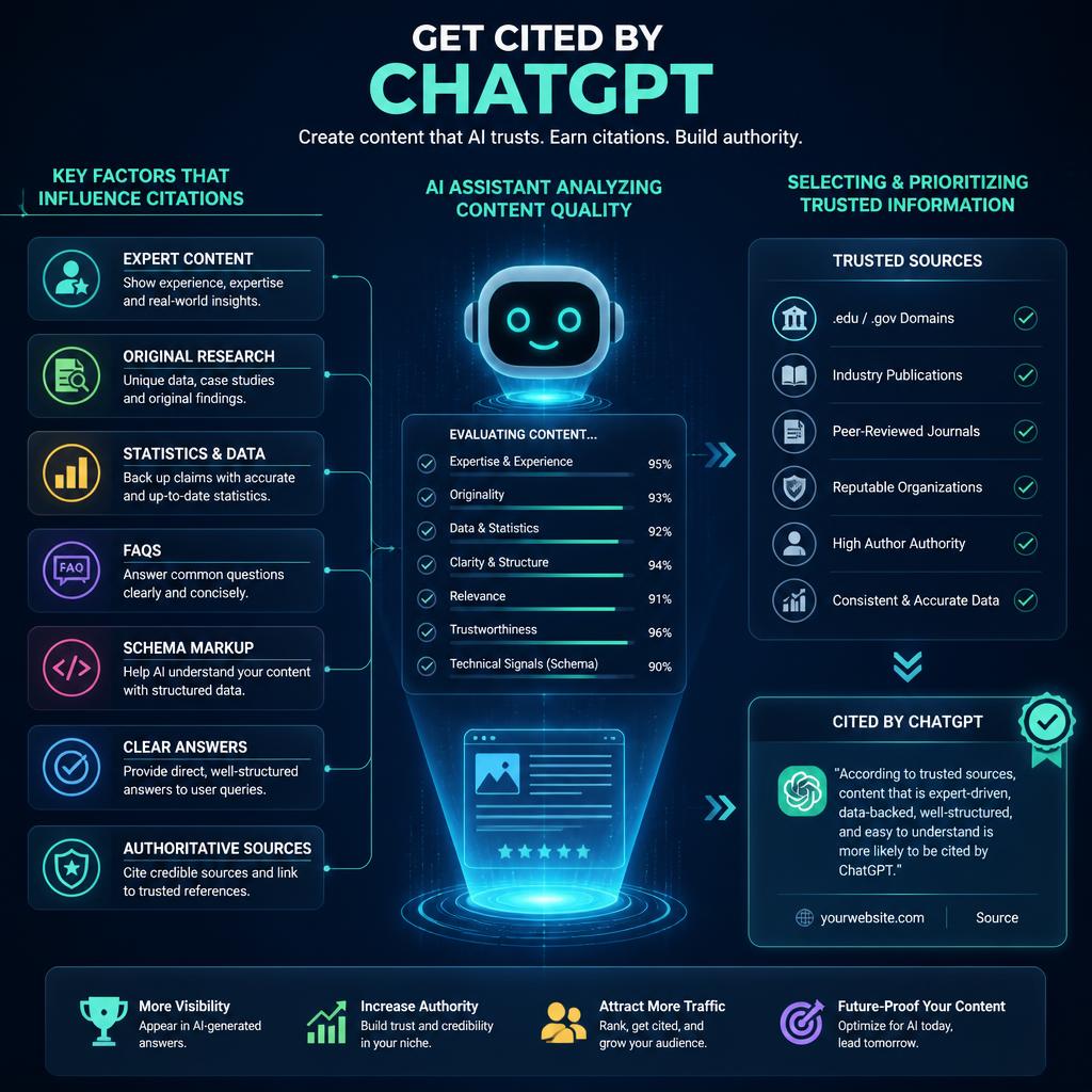 How to Get Cited by ChatGPT 1 How to Get Cited by ChatGPT