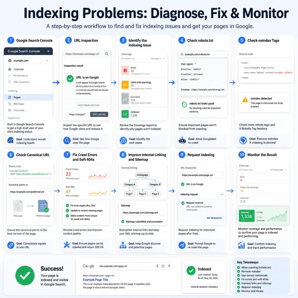 How to Fix Indexing Problem